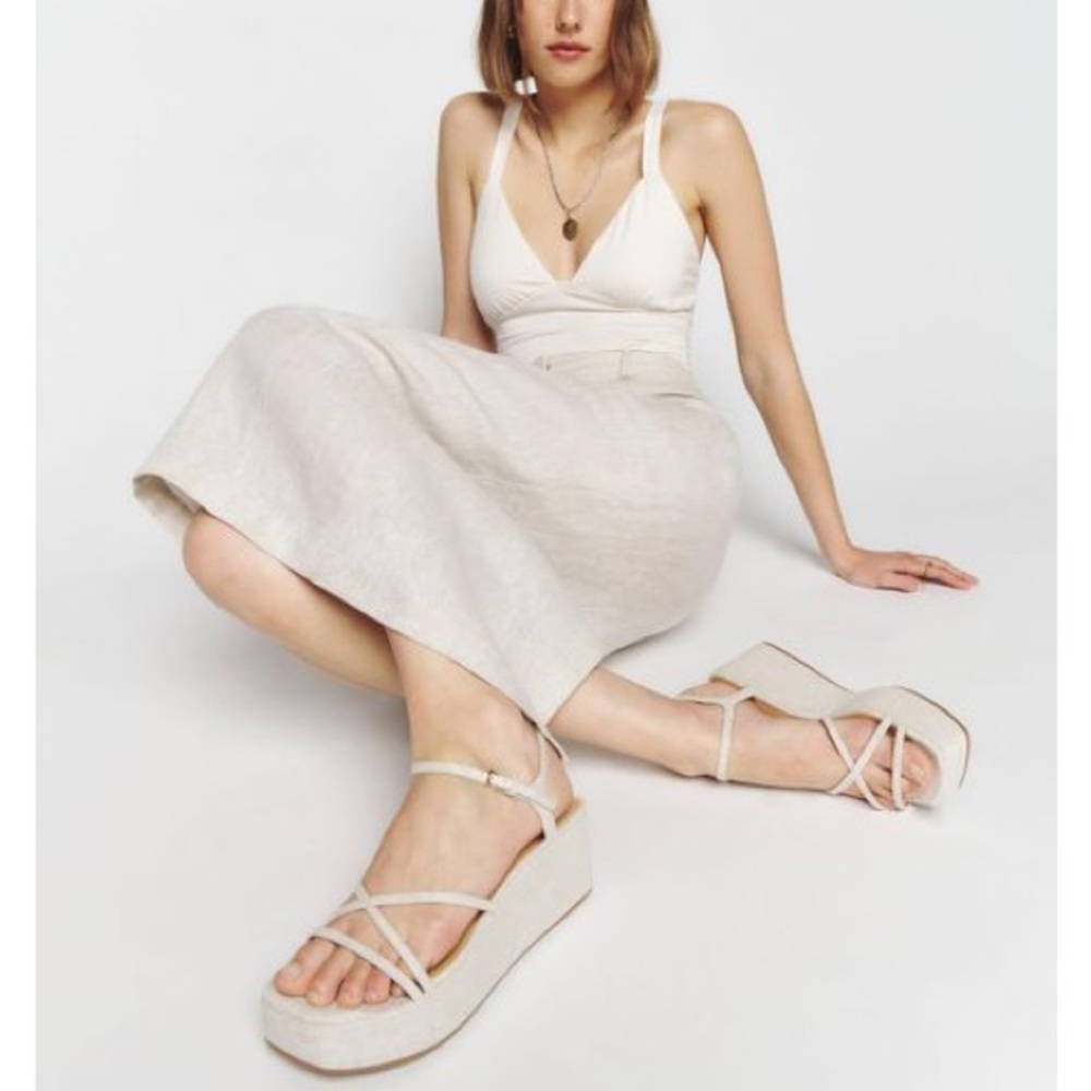 Reformation Zolanda Platform Sandal